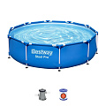 Бассейн каркасный Bestway, 305х76 см, Steel Pro, 56679, фильтр-насос, 4678 л - фото 11