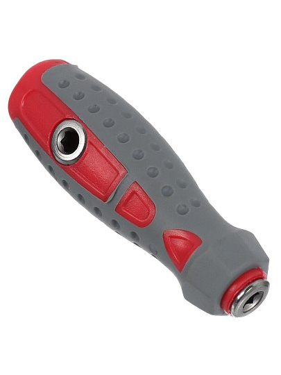 Отвертка комбинированная, крестовой/прямой шлиц, Bartex, PH2-6, антискользящая двухкомпонентная ручка, CrV сталь, блистер, SB045