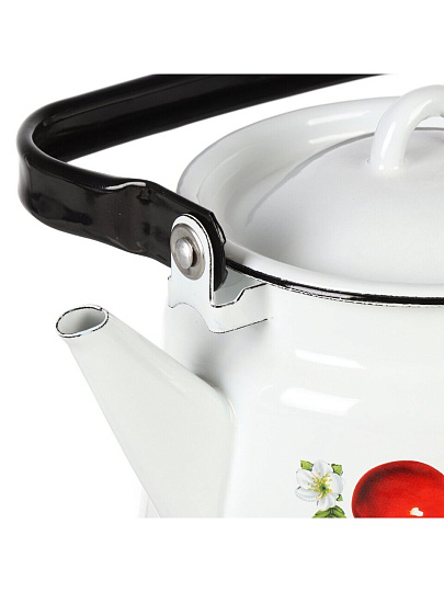 Чайник сталь, эмалированное покрытие, 3.5 л, СтальЭмаль, индукция, в ассортименте, 1с26с