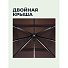 Шатер с москитной сеткой, коричневый, 3х3х2.5 м, четырехугольный, с боковыми шторками, Green Days - фото 13