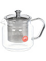 Чайник заварочный стекло, нержавеющая сталь, 0.6 л, с ситечком, Y6-2595/B050141 - фото 8