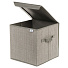 Коробка для хранения, 1 секция, с крышкой, 30х30х30 см, нетканный материал, с ручкой, серая, Д70302.13 - фото 5
