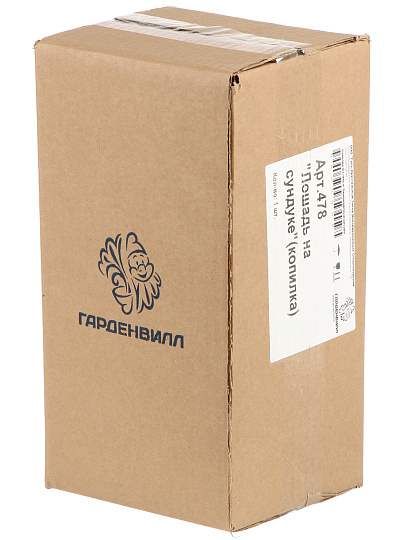 Копилка, Лошадь на сундуке, 28х22 см,478