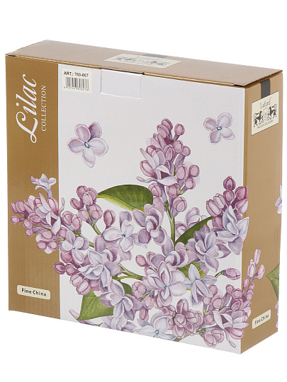 Салатник фарфор, круглый, 23х6 см, 1.9 л, Lilac, Lefard, 760-807