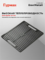 Решетка для гриля 400х460 мм, Гурман, DavrMetall, чугун, рукоятка чугун - фото 2