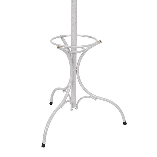 Вешалка-стойка 62х62х189 см, ЗМИ, металл, 35 кг, Тюльпан, ВНП 13 Б, белая