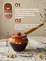Горшок для запекания керамика, 6 шт, 0.5 л, НБР ВК-2Т - фото 2