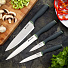 Нож кухонный Daniks, Verde, для овощей, нержавеющая сталь, 9 см, рукоятка пластик, JA2021121-5 - фото 2
