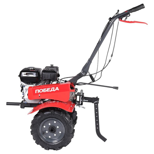 Бензомотоблок Победа, АК 23, четырехтактный, ширина 85 см, глубина 30 см, 7 л.с., скорость 2 вперед, 1 назад, 440107025
