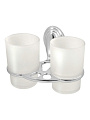 Стакан для зубных щеток, двойной, металл, хром, Solinne, Classic, 2546.101 - фото 4