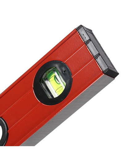 Уровень алюминий, 1500 мм, 2 глазка + 1 поворотный, фрезерованная грань, 2 ручки, Bartex, №0033