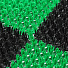 Коврик грязезащитный, 54х81 см, прямоугольный, пластик, черно-зеленый, Травка, Darel, 50224 - фото 2