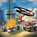 Конструктор Lego, City, Пожарный спасательный вертолет, 5-7 лет, 93 детали, 60248 - фото 5
