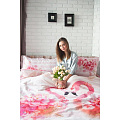 Постельное бельё &amp;quot;Этель&amp;quot; 2 сп Flamingo 175*215 см, 200*220 см, 50*70+3 см - 2 шт, 3823952 - фото 4