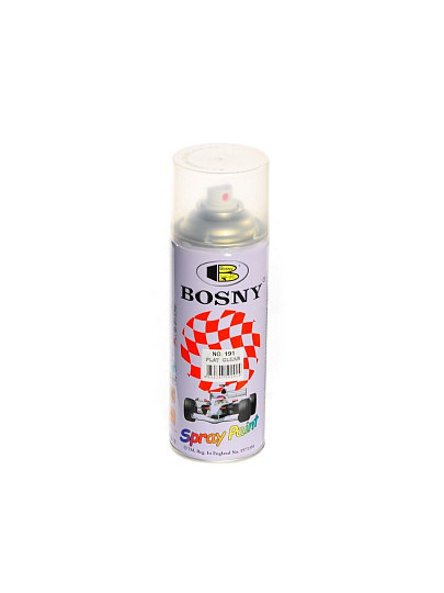 Лак аэрозольный, Bosny, №191, матовый, полиакриловый, прозрачный, для внутренних и наружных работ, 0.4 кг