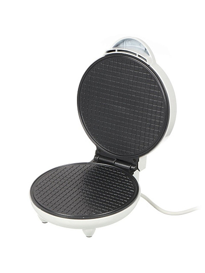 Вафельница Аксинья, Классика, 1100 Вт, белая, антипригарное покрытие, КС-5001