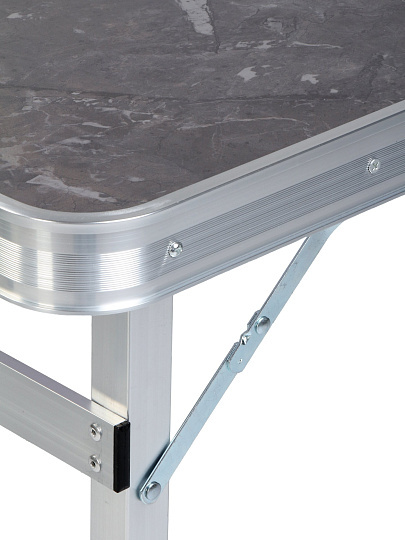 Стол складной 150х60х70 см, прямоугольный, металл, столешница МДФ, графит