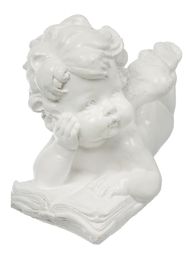 Фигурка декоративная Амур с книгой, 9х14.5 см, 512