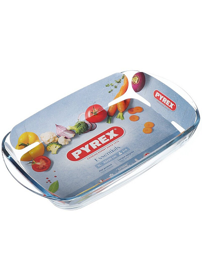 Форма для запекания стекло, 33х20х5 см, 2 л, прямоугольная, Pyrex, Classic, 247B000/7047
