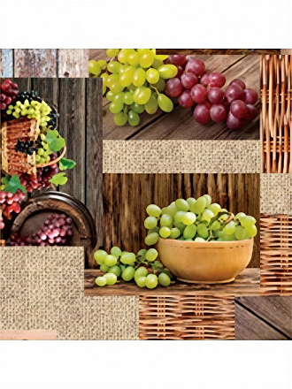 Клеенка Колорит, Перфект Мажор, 1.3х20 м, ПВХ на нетканой основе, 537/2