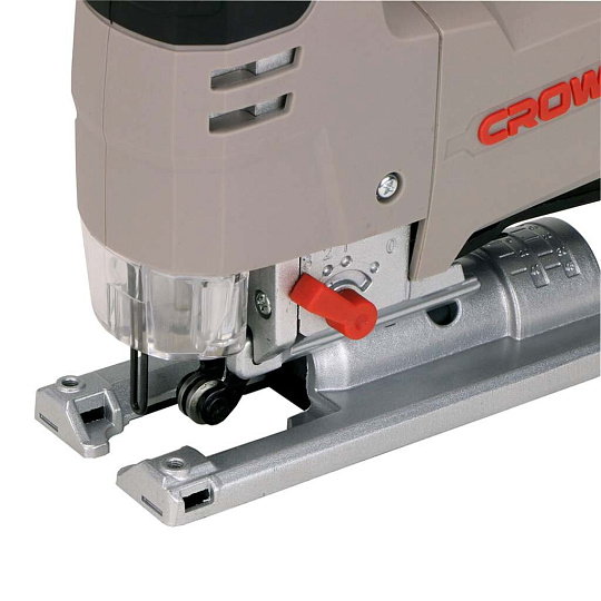 Лобзик электрический Crown, CT15189, 710 Вт, дерево 85 мм, сталь 10 мм, алюминий 20 мм, маятниковый ход, регулировка оборотов, T344D
