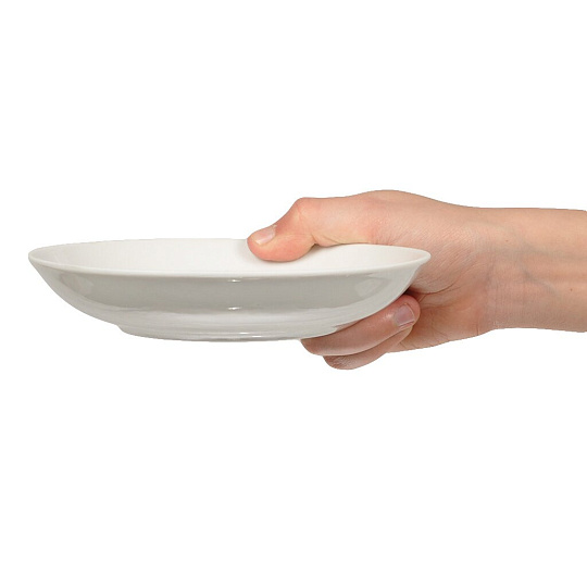 Тарелка десертная, керамика, 15 см, круглая, Алый мак, Добрушский фарфоровый завод, 5С0034