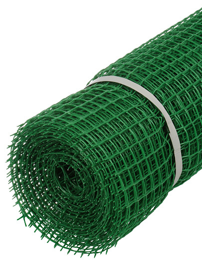 Сетка садовая пластмасса, яч 15 х 15 мм, квадр, 100х1000 см, зел, Зеленый Луг, Удачная