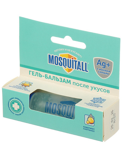 Гель-бальзам Mosquitall, Скорая помощь, после укусов комаров, 10 мл
