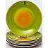 Тарелка обеденная, керамика, 27 см, круглая, Аэрография Зеленый луг, Elrington, 139-23065, зеленая - фото 4