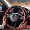 Оплетка на руль DSV, Black+Red, R99208, красно-черная - фото 6