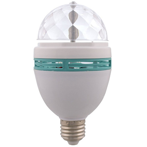 Лампа светодиодная E27, 3 Вт, шар, RGB, Старт, Disco RGB
