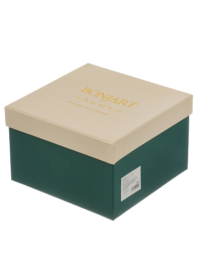 Ваза для фруктов, фарфор, на ножке, 15 см, Bonjart, Золотая линия, ТМ Глория, 202404