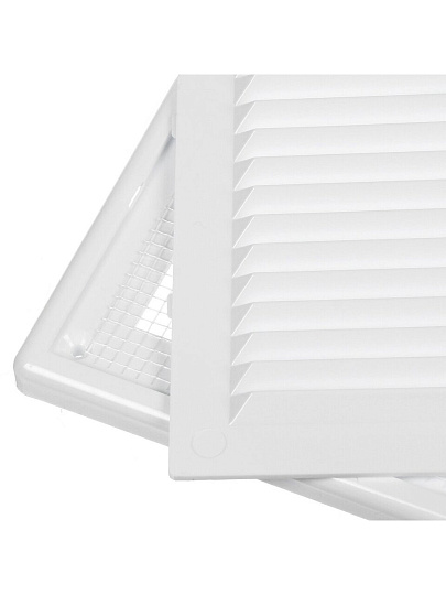 Решетка вентиляционная пластик, разъемная, 190х190 мм, с сеткой, Event, Э1919Р