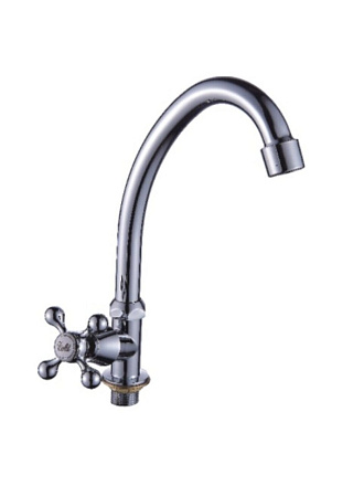 Смеситель для кухни, Эверест, с кран-буксой, для одного типа воды, хром, B41-065