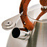 Чайник нержавеющая сталь, 2.7 л, со свистком, сатинированный, ручка бакелитовая, с силиконовым покрытием, Daniks, индукция, PR-2203 - фото 3
