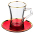 Набор чайный стекло, 12 предметов, на 6 персон, 210 мл, Бордо Азур, 484-750, подарочная упаковка - фото 2