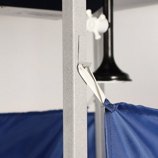 Душ садовый 55 л, бак пластик, с ЭВН, деревянный поддон