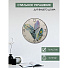 Часы настенные, 30х30х3 см, круглые, пластик, белые, Перья, Y4-5195 - фото 5