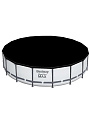 Бассейн каркасный Bestway, 549х122 см, Steel Pro Max, 56462, фильтр-насос, лестница, тент, 23062 л - фото 8
