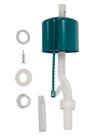 Клапан для бачка унитаза нижний, 1/2&quot;, пластик, заливной, Инкоэр, НпрНРФ Р