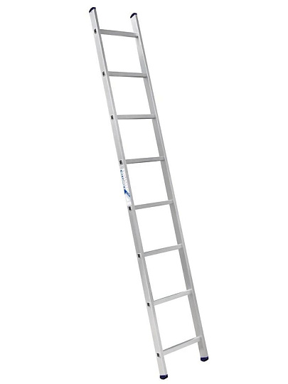 Лестница приставная, 1 секция, 8 ступеней, алюминий, 2.23 м, 150 кг, Alumet, 5108