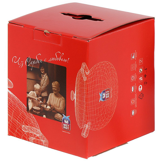 Чайник эм Метрот Снегири 2,5л со свистком 195909 Сербия