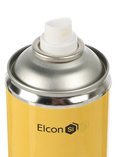 Эмаль аэрозольная, Elcon, универсальная, алкидная, глянцевая, желтая, RAL 1018, 520 мл