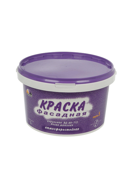 Краска водно-дисперсионная, Магия радуги, М-5, фасадная, матовая, 3 кг