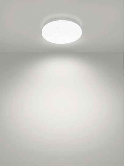 Светильник светодиодный, TDM Electric, СПС 07 Геометрия, 18 Вт, 4000 К, 810 Лм, IP20, 30х30х10 см, белый, SQ0329-9011