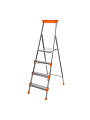 Стремянка 1 секция, 4 ступени, сталь, 0.846 м, 150 кг, с широкой ступенью, Nika, СМ4 - фото 5