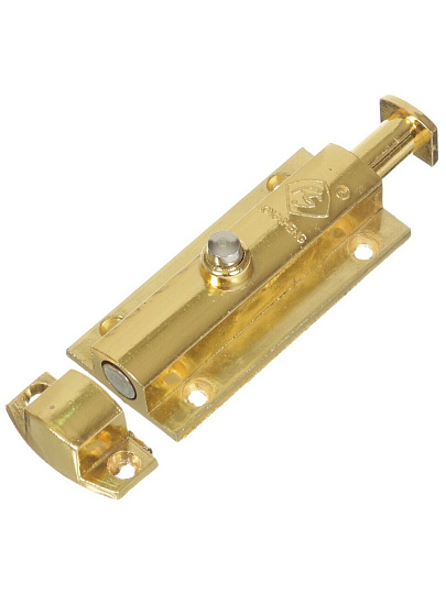 Шпингалет с кнопкой, Trodos, 01.04.01, 205057, золото