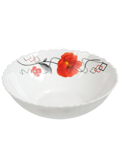 Салатник стеклокерамика, круглый, 18 см, 0.6 л, Марсель, TW70