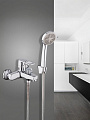 Смеситель для ванны, Frud, короткий излив, с картриджем, хром, R32072