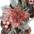 Венок рождественский 35 см, с пуансеттией, SYSGZSA- 4623083 - фото 2